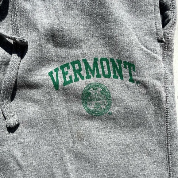 Men's MV Sport Joggers Gray Vermont University M Stretch Pockets Academia Sweats - Picture 1 of 12